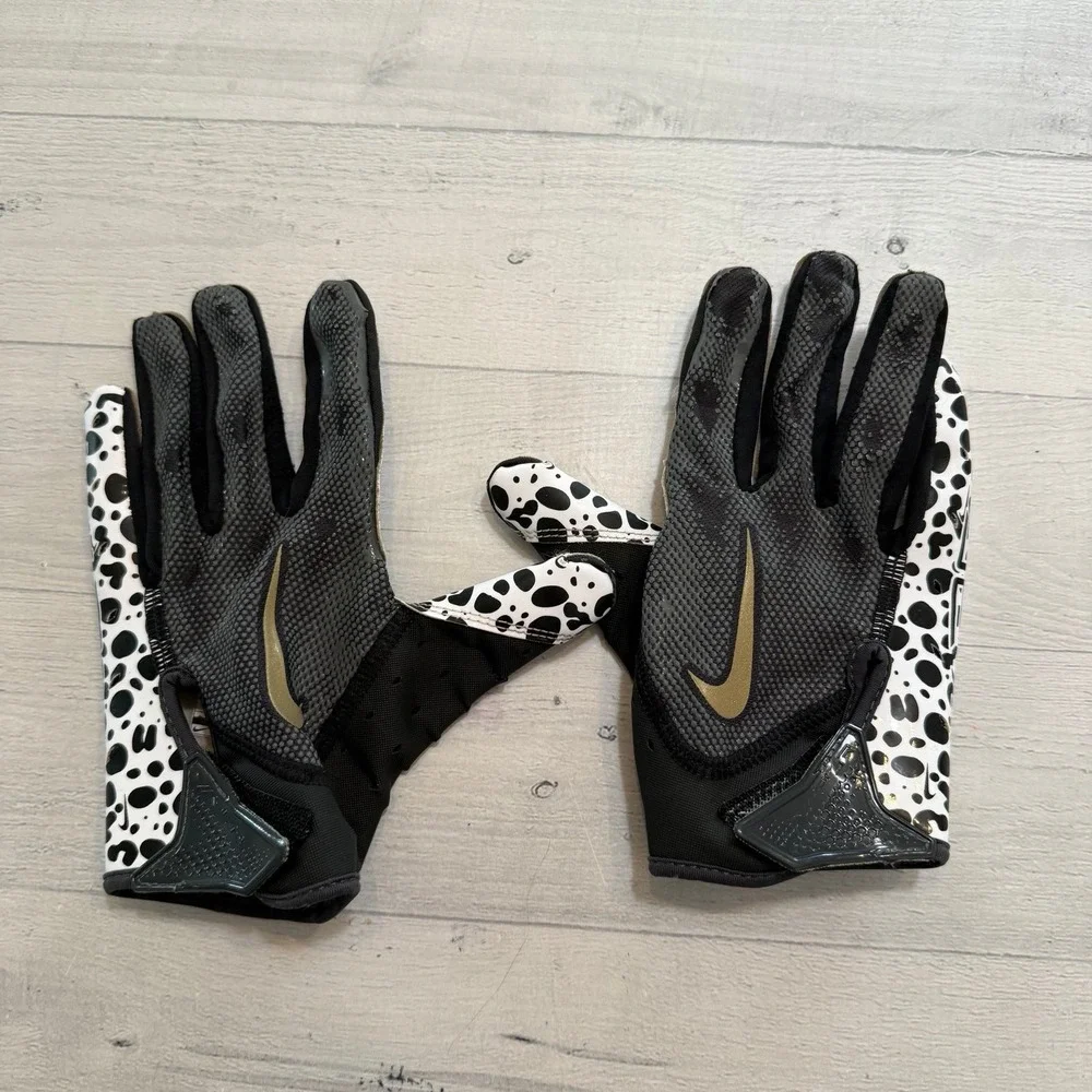 Nike Youth Vapor Jet 7.0 Football Gloves‎ black and white Youth Medium